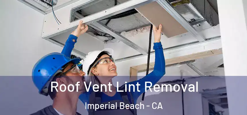 Roof Vent Lint Removal Imperial Beach - CA